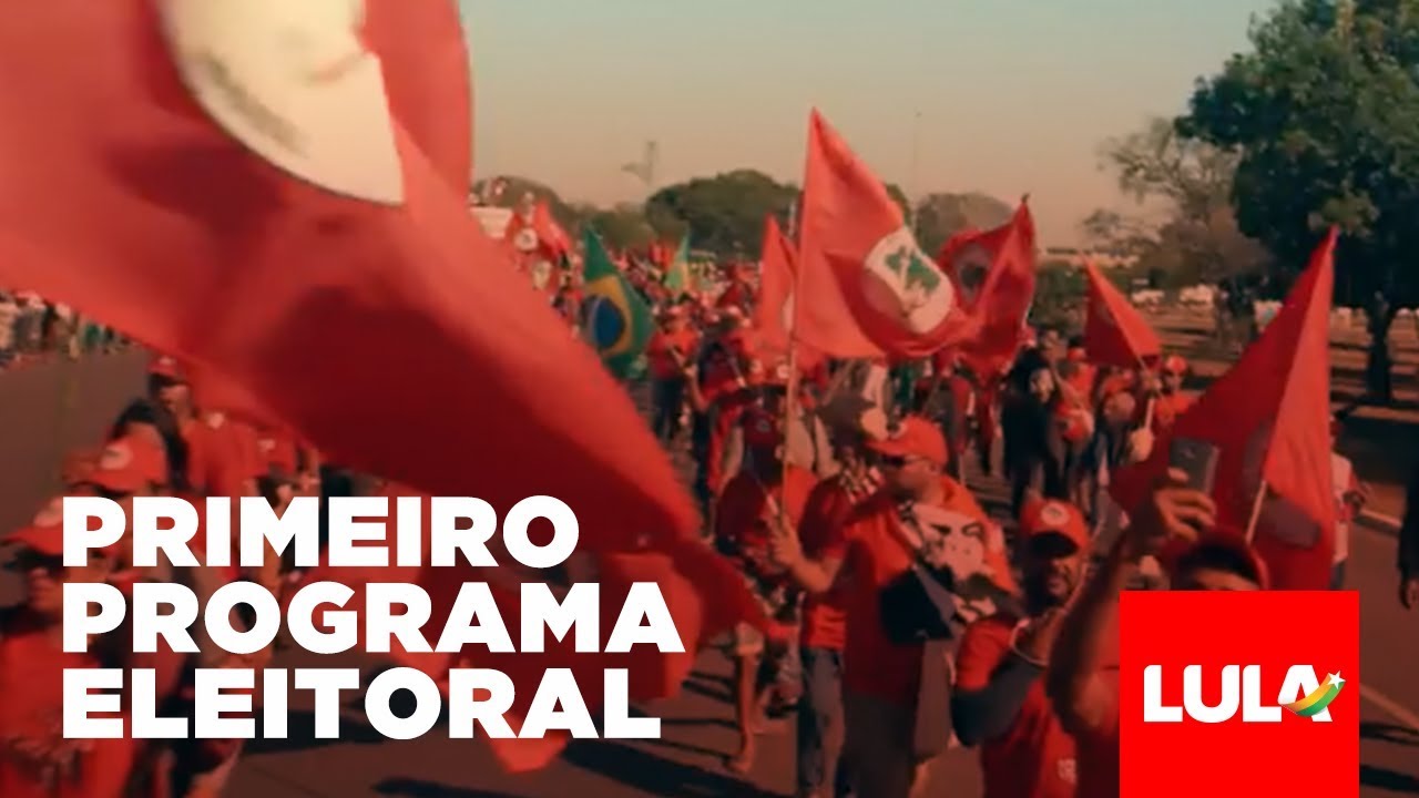 Primeiro programa eleitoral da campanha #LulaPresidente
