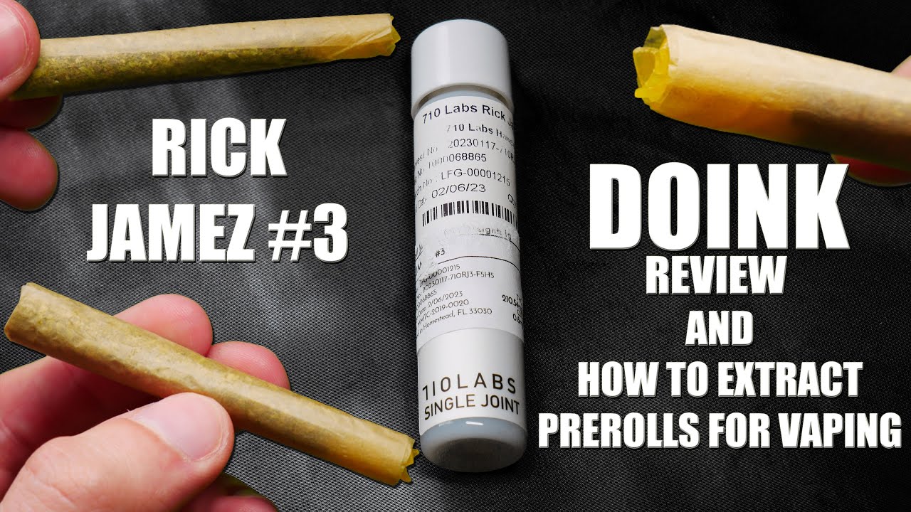 Randy's Terp Tips: How to Extract Pre-Roll for Vaping | Rick Jamez #3 710 Labs Doink | Strain Review