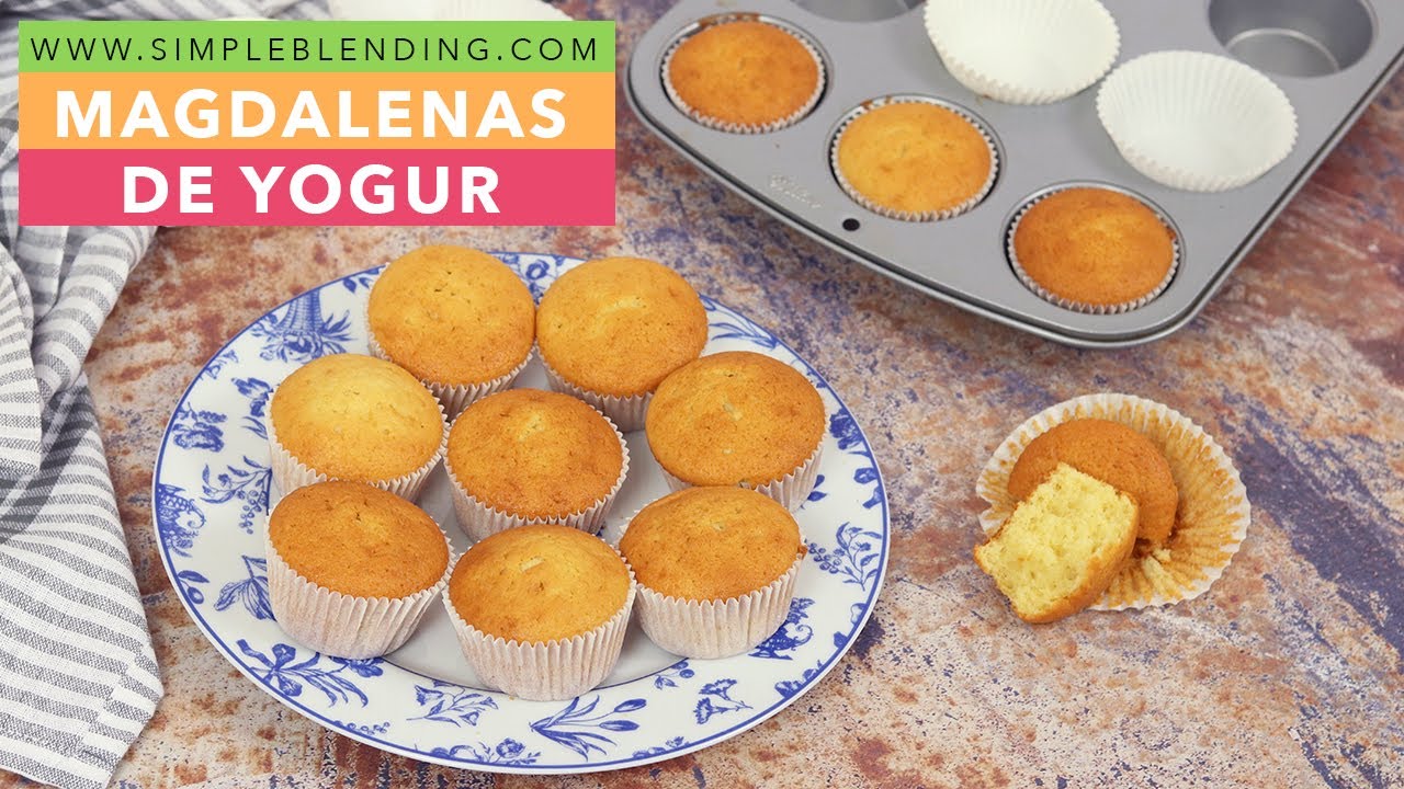 CÓMO HACER MAGDALENAS DE YOGUR MUY ESPONJOSAS | Alucinarás con estas magdalenas con copete