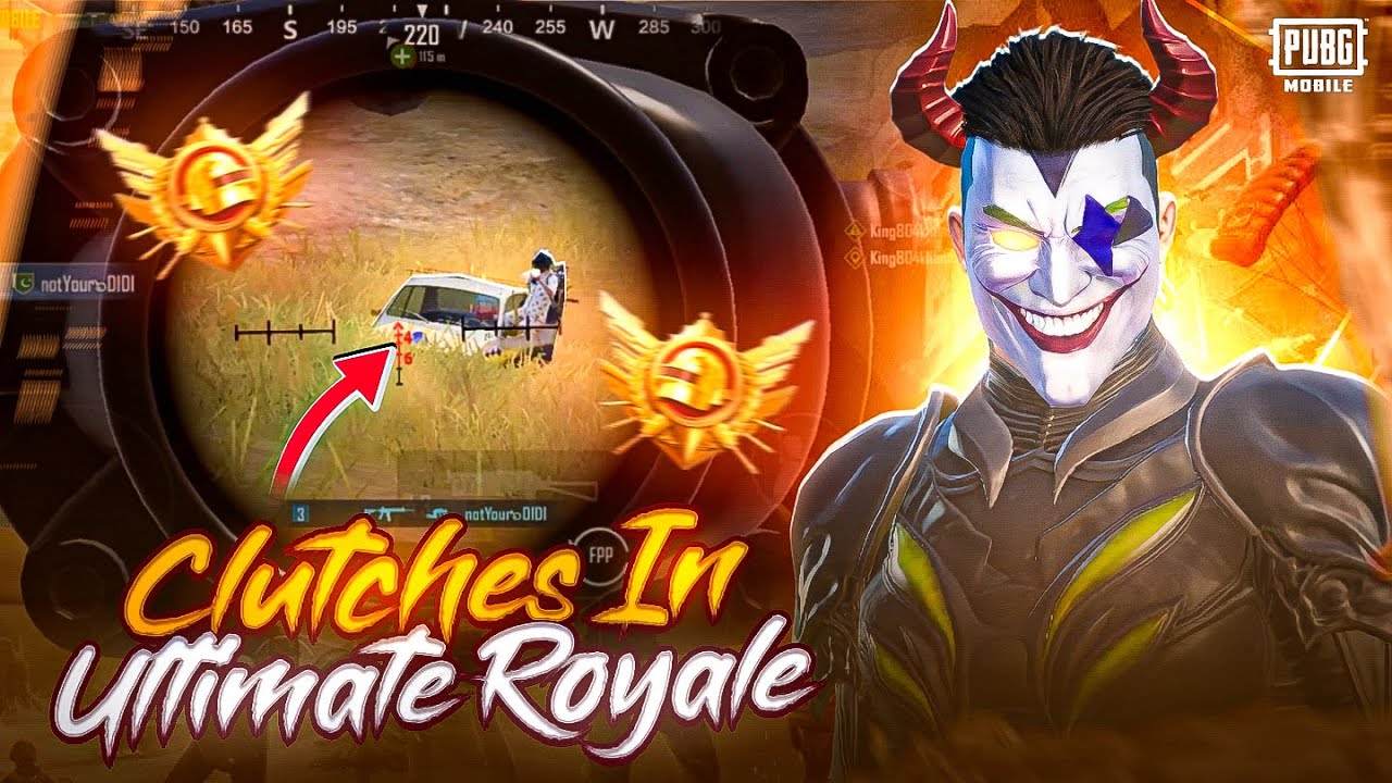 1 vs4 Clutches in Ultimate Royale …