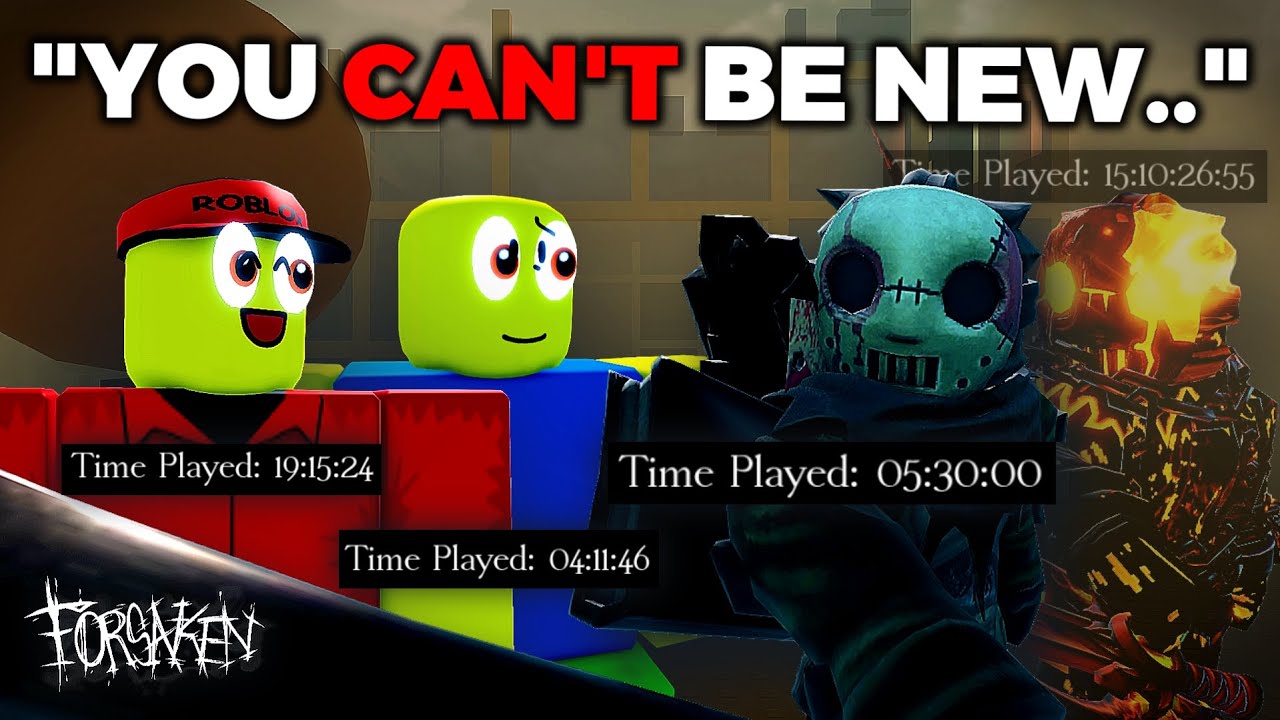 TORTURING New Player Servers as a 15 DAYS SMURF! 🤫 (Roblox Forsaken)