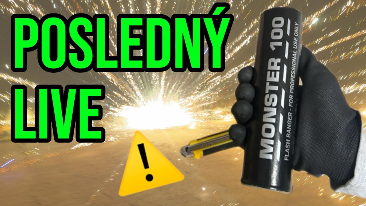 SILVESTROVSKÝ ŠPECIÁL – ODPAL VŠETKEJ NAŠEJ PYROTECHNIKY LIVE! 🎆🔥💣