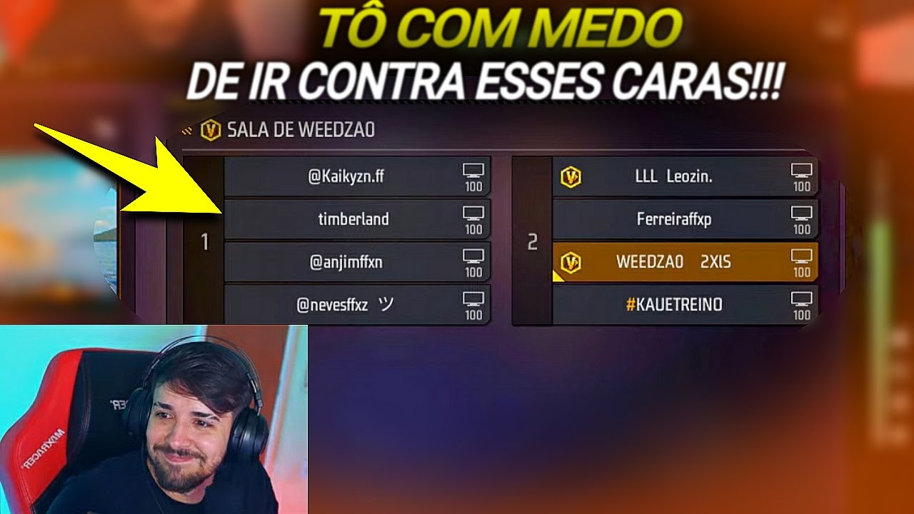 WEEDZAO FICOU COM MUITO MEDO DE ENFRENTAR ESSES EMULADORES DESCONHECIDOS QUE PARECEM PROFISSIONAIS!!