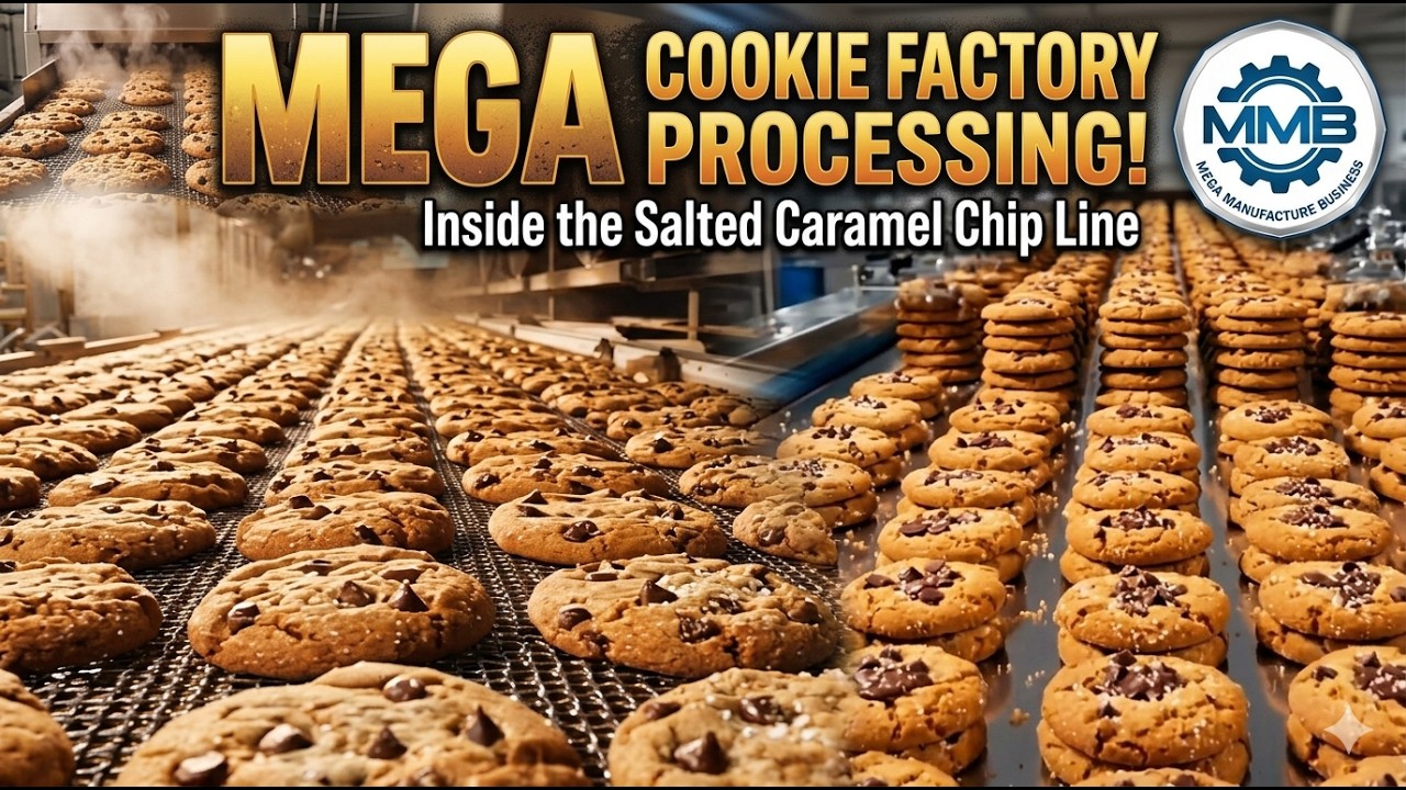 Chocolate Chip Cookies Mega Processing Factory