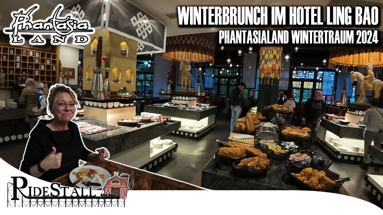 Phantasialand Wintertraum 2024 - wir testen den Winterbrunch im Hotel Ling Bao | VLog