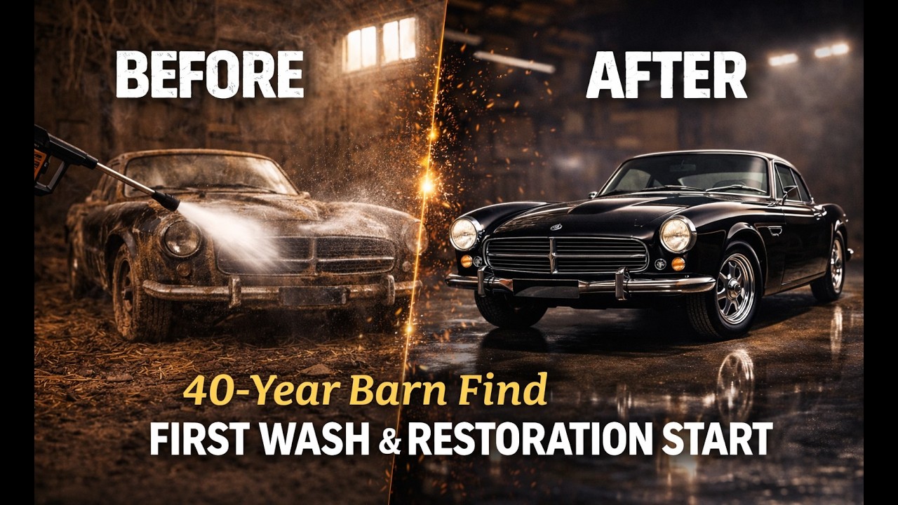 RESTORING a 40 Year Old Barn Find Sports Car Is a NIGHTMARE