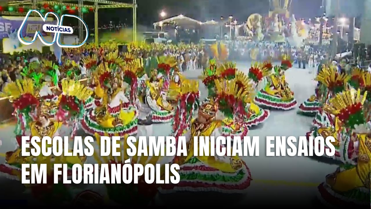 Carnaval 2026: escolas de samba iniciam ensaios em Florianópolis