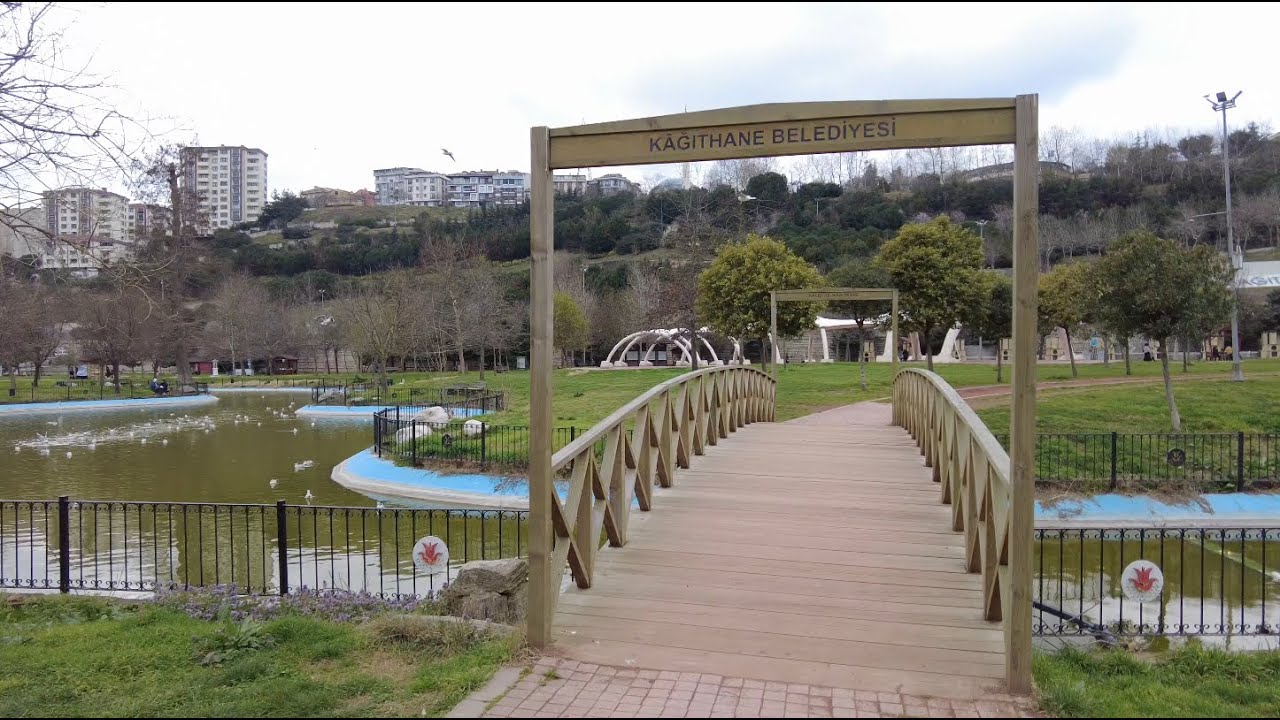 Walk from Şelale Park to Kağıthane Belediyesi Hasbahçe Mesire Alanı in Istanbul