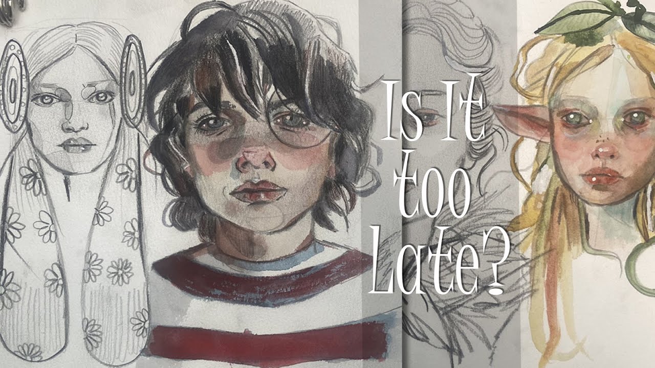 IS IT TOO LATE TO LEARN HOW TO DRAW? (Learning in Reverse!)