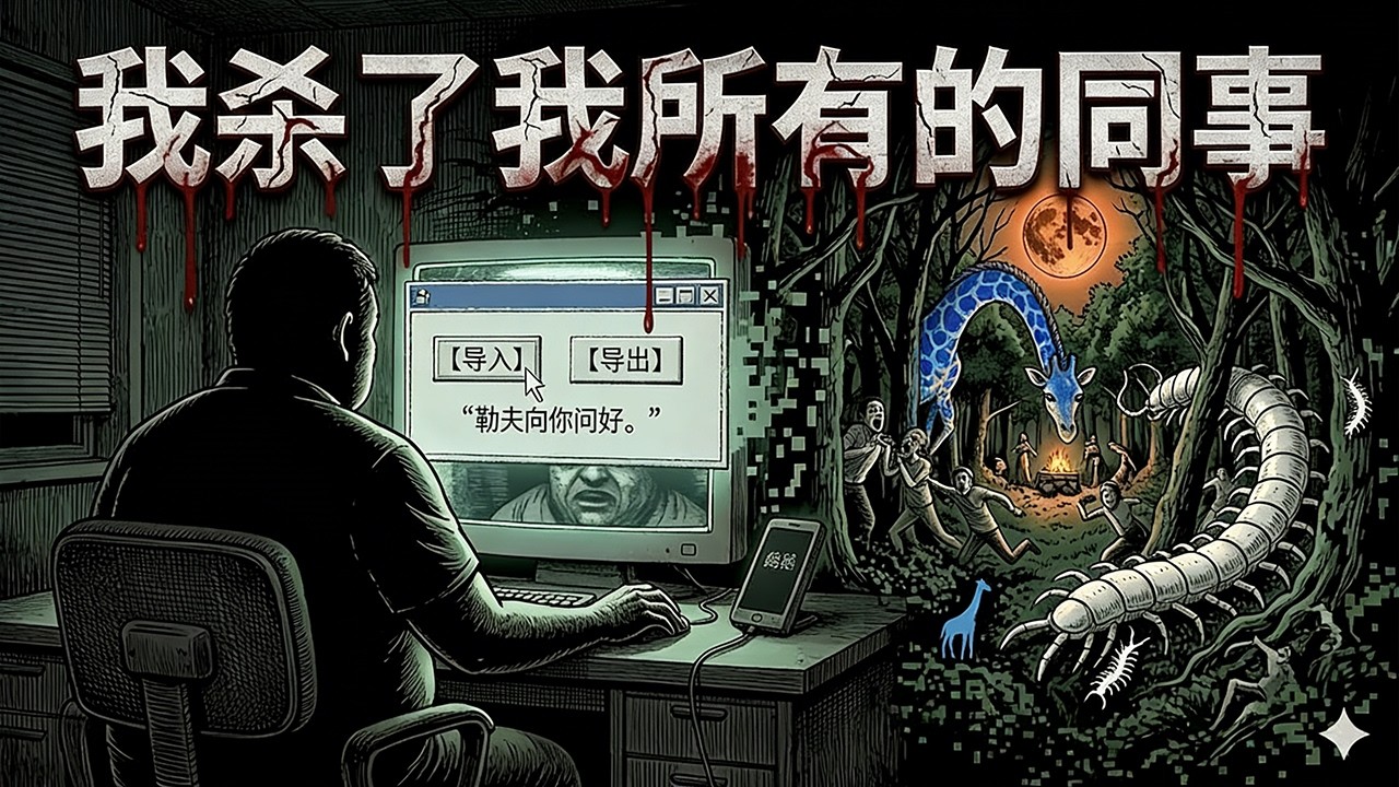 山姆以为这只是一个无聊的恶作剧。直到他发现，那些被他点过“导入”的人，再也没有出现在办公室里。他们去了哪里？科幻/脑洞/都市怪谈/细思极恐/我杀了我所有的同事，而且我永远不会被抓住…这是我的忏悔书