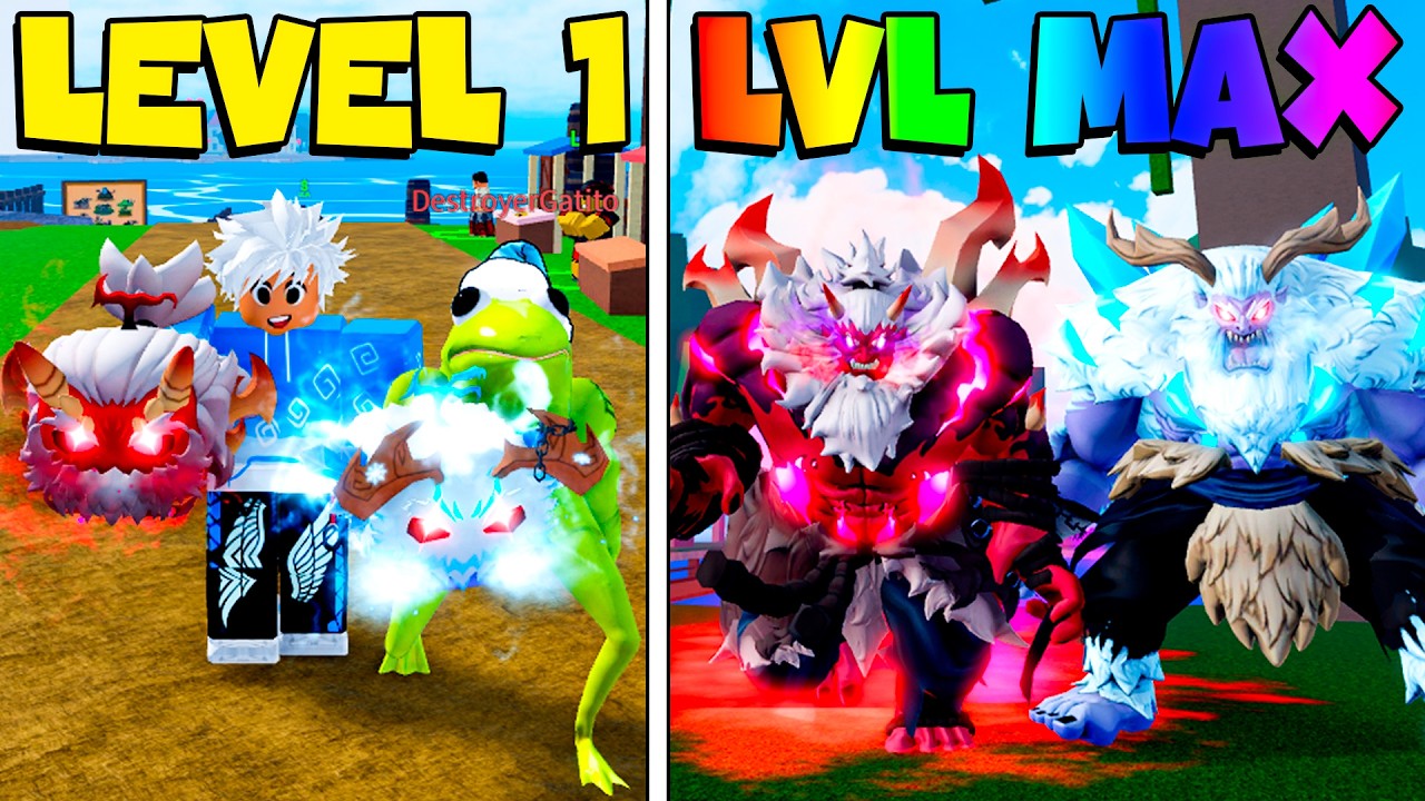1 ao MAXIMO com FIEND YETI vs YETI no Roblox