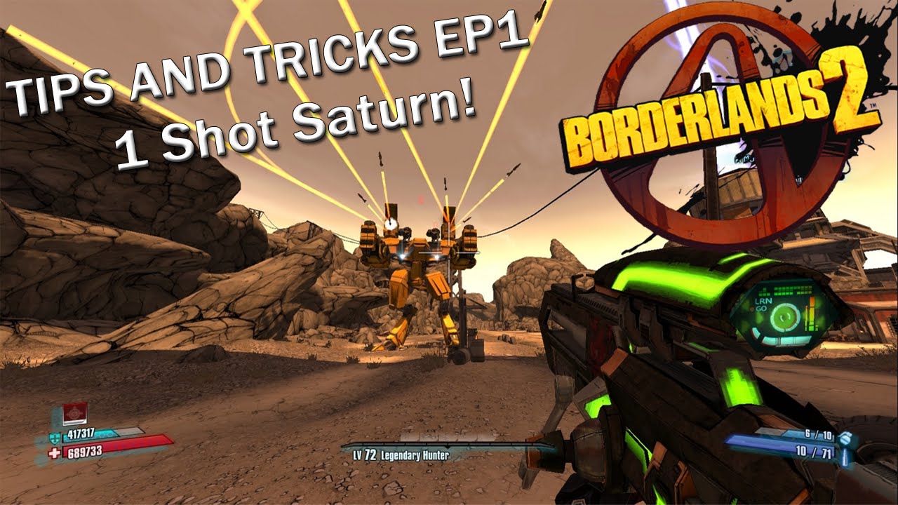 1 Shot Saturn Bore shot spot: Tips And Tricks Ep1 Borderlands 2