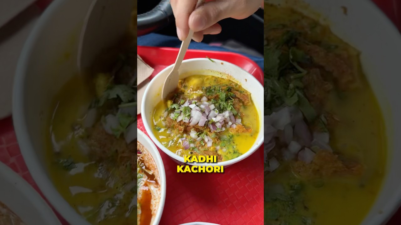 Jaipuri Kadhi Kachori and Kachori Chaat 😍😍|| Jaipur Food 🫶🏻🙌