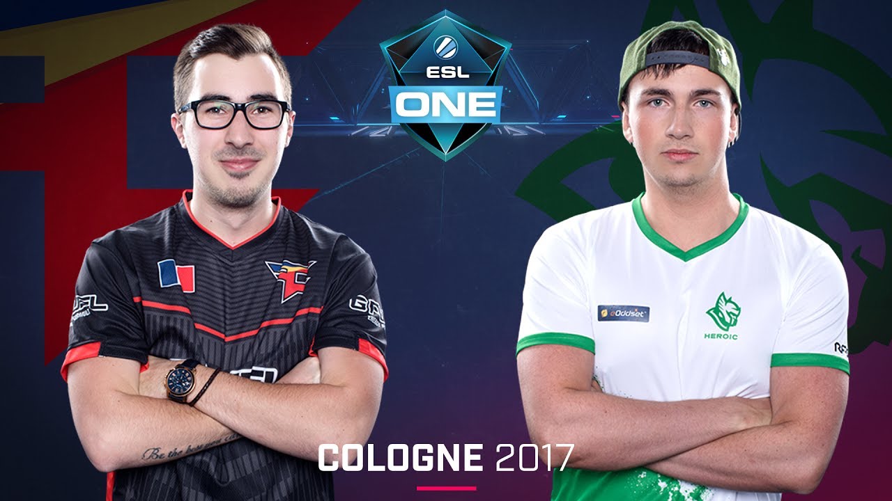 CS:GO - FaZe vs. Heroic [Inferno] - Swiss Round 1 - ESL One Cologne 2017