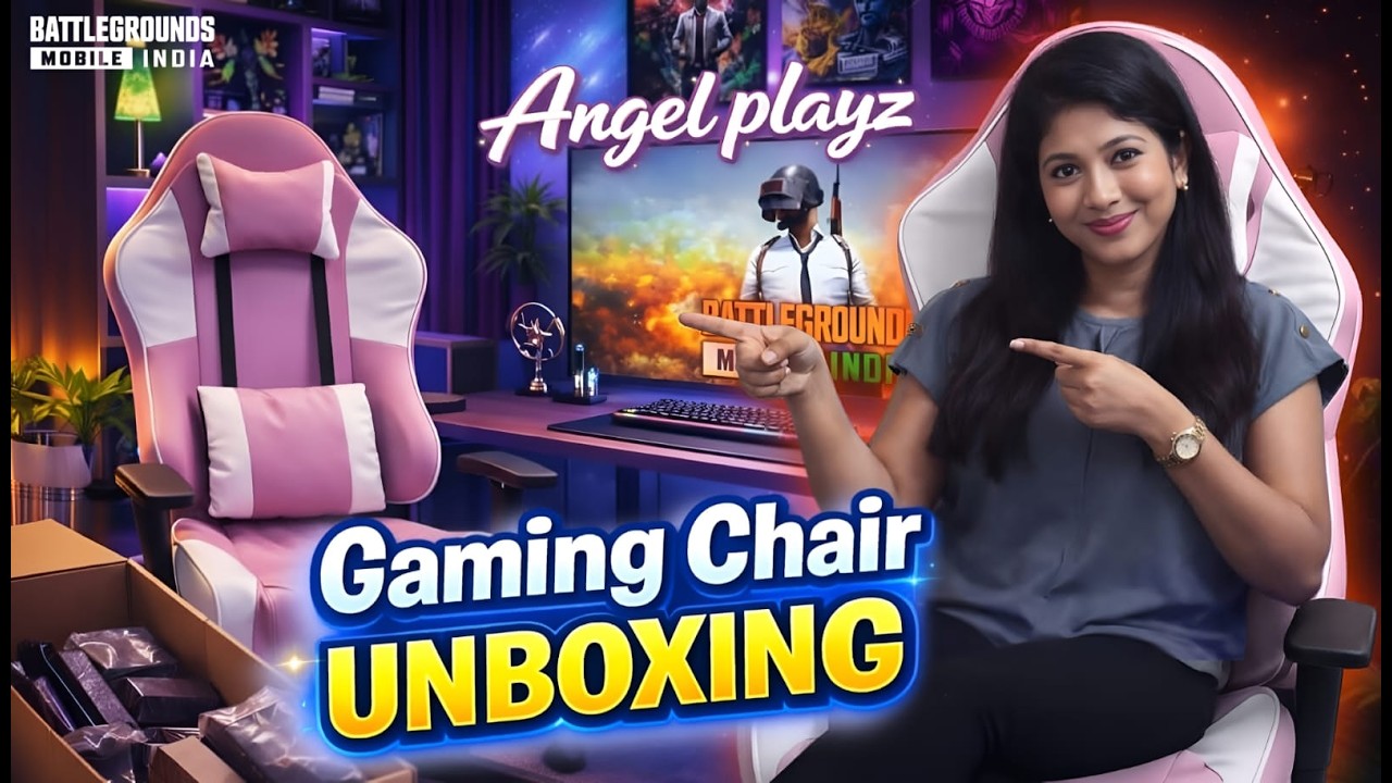 Gaming Setup Upgrade! 🎮New Gaming Chair Unboxing | ANGEL PLAYZ