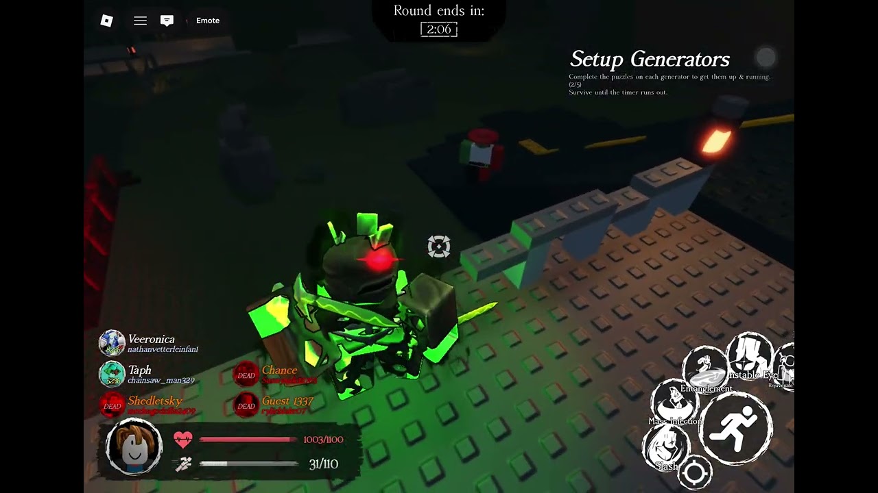 forsaken but im the killer