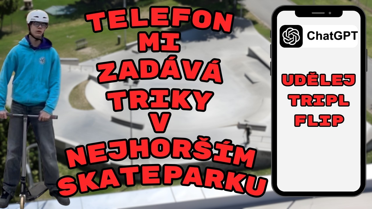 TELEFON MI ZADÁVÁ TRIKY V NEJHORŠÍM SKATEPARKU
