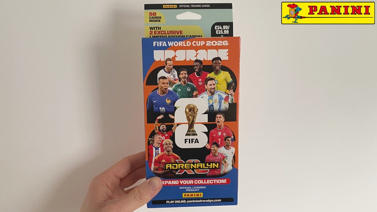 Открытие апгрейд-набора! - Коллекция коллекционных карточек Panini Adrenalyn XL FIFA World Cup 2026!