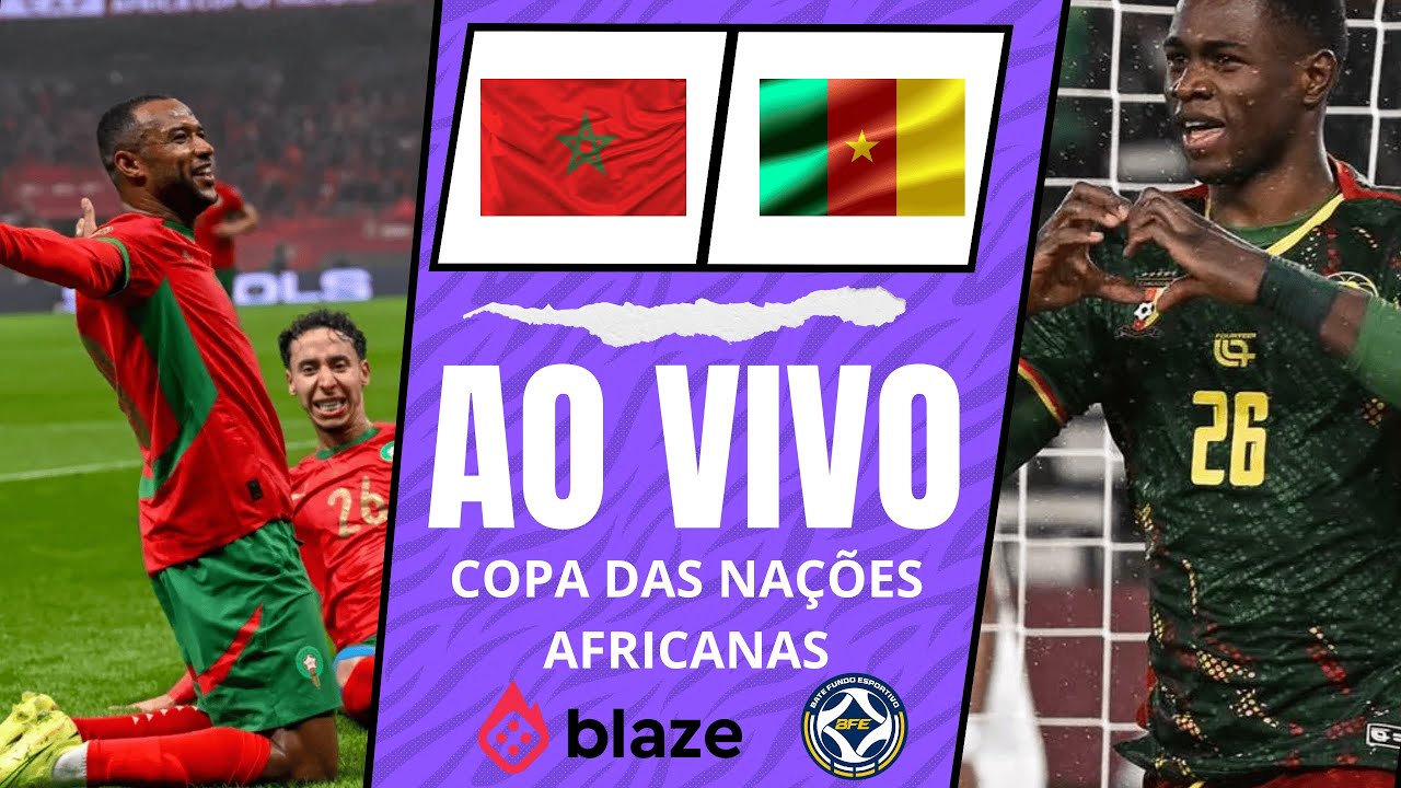CAMAR&Otilde;ES X MARROCOS AO VIVO | COPA DAS NA&Ccedil;&Otilde;ES AFRICANAS | DIRETO DO MOULAY ABDELLAH STADIUM