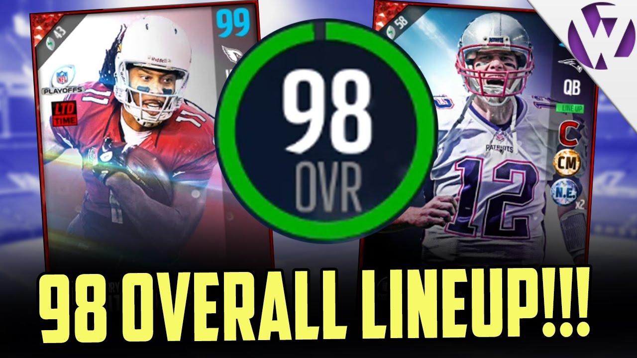 98 OVERALL SQUAD!!!! THREE 99 OVERALL PLAYERS!!! MADDEN 17 98 OVERALL LINEUP UPDATE