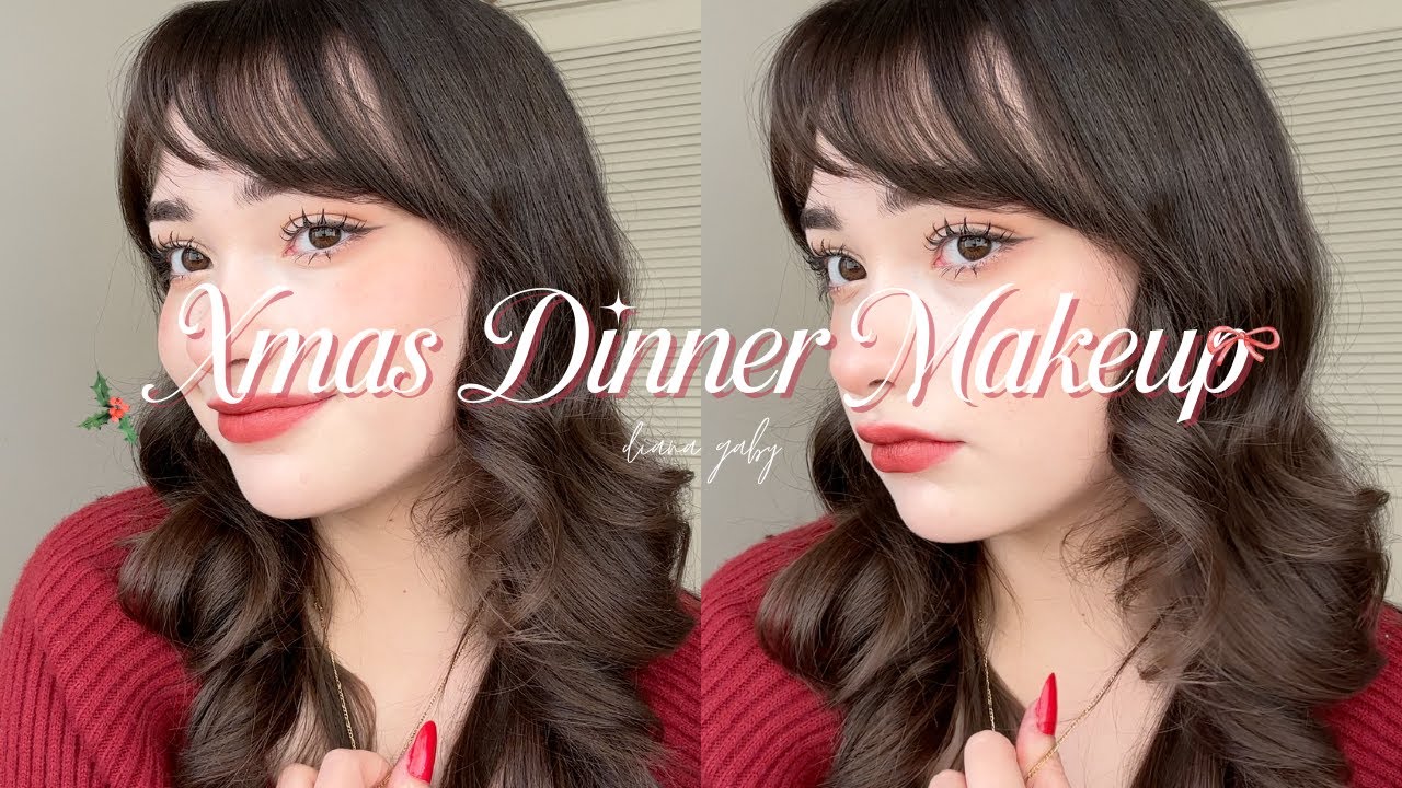 ⊹₊｡  ˚ christmas dinner makeup 🎄 ₊⊹  : tutorial