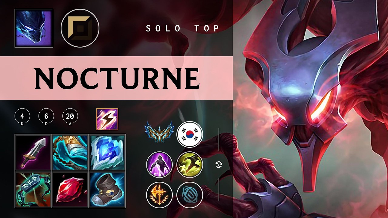 Nocturne Top vs Cho'Gath - KR Challenger Patch 26.04
