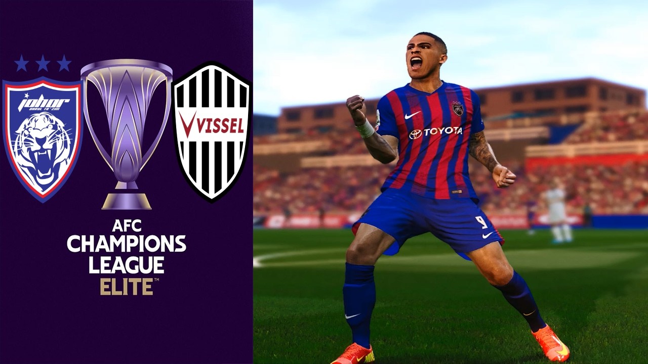 JOHOR DARUL TAKZIM VS VISSEL KOBE | MATCHDAY 8 AFC CHAMPION LEAGUE ELITE | PES 2021 PC