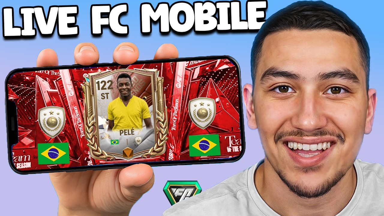 LIVE FC MOBILE🔥PACK OPENING PELE 117 ! 🎁