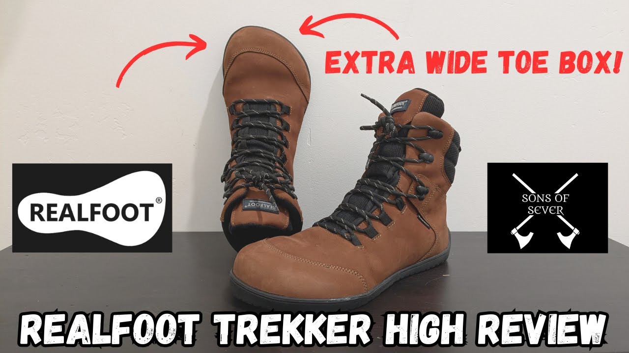Realfoot Trekker Review/The Widest Toe Box Shoe/Most Barefoot Feeling Boot