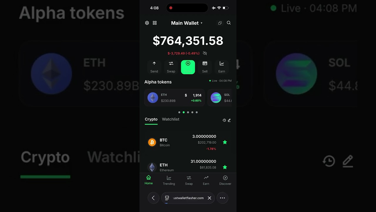 How to generate flash BTC with the updated Trust Wallet Flasher Software How to flash Binance Wallet