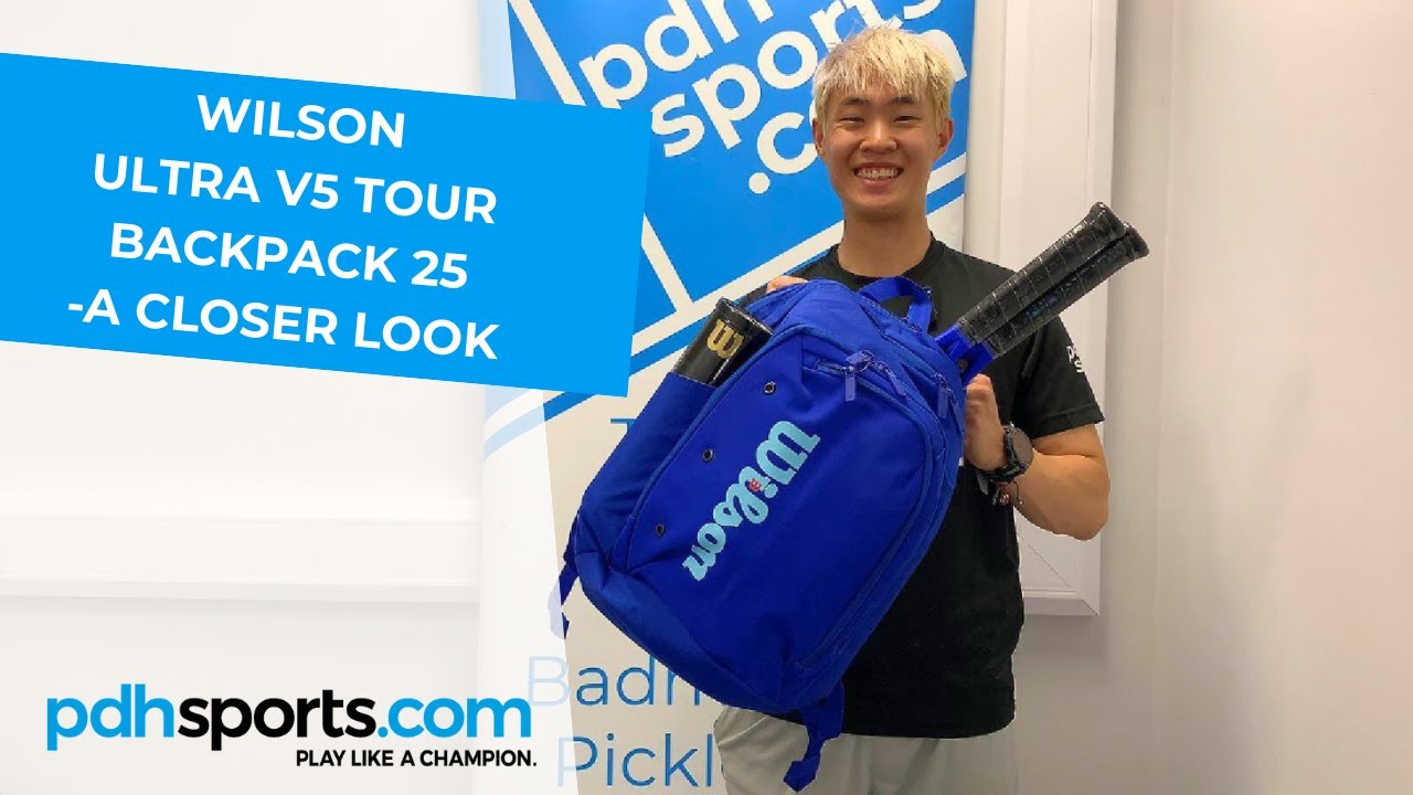 Обзор рюкзака Wilson Ultra V5 Tour на pdhsports.com