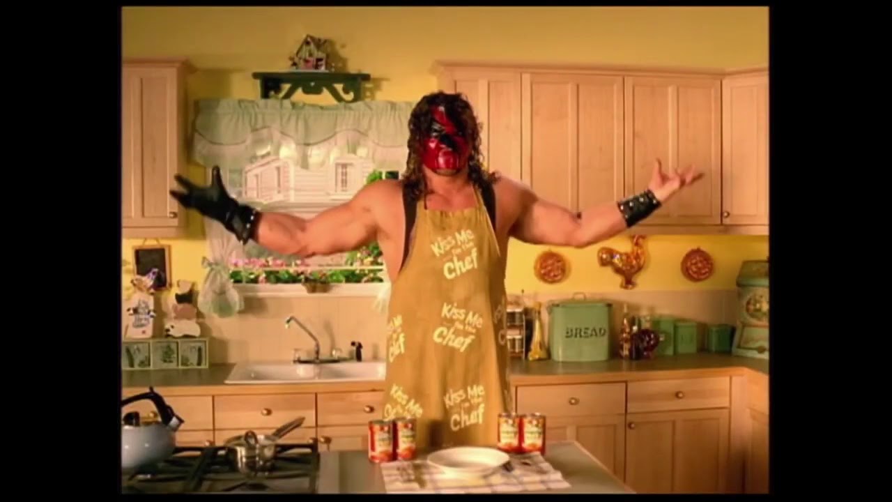 Mayor Glen Jacobs can't enjoy his beefaroni!! WWF Chef Boyardee Commercial