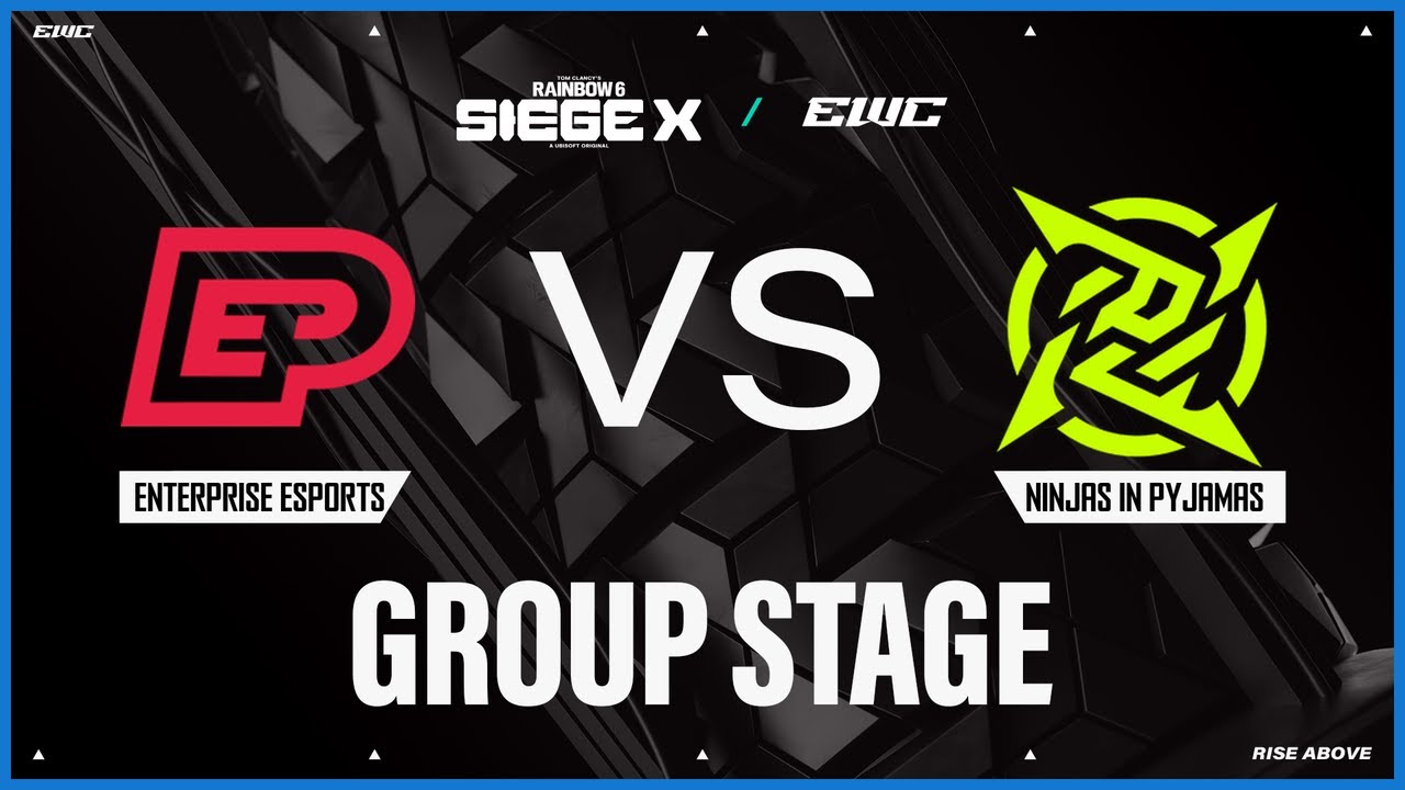 ENTERPRISE Esports vs Ninjas in Pyjamas | R6 Siege X at EWC 25 - Day 1 - Group Stage
