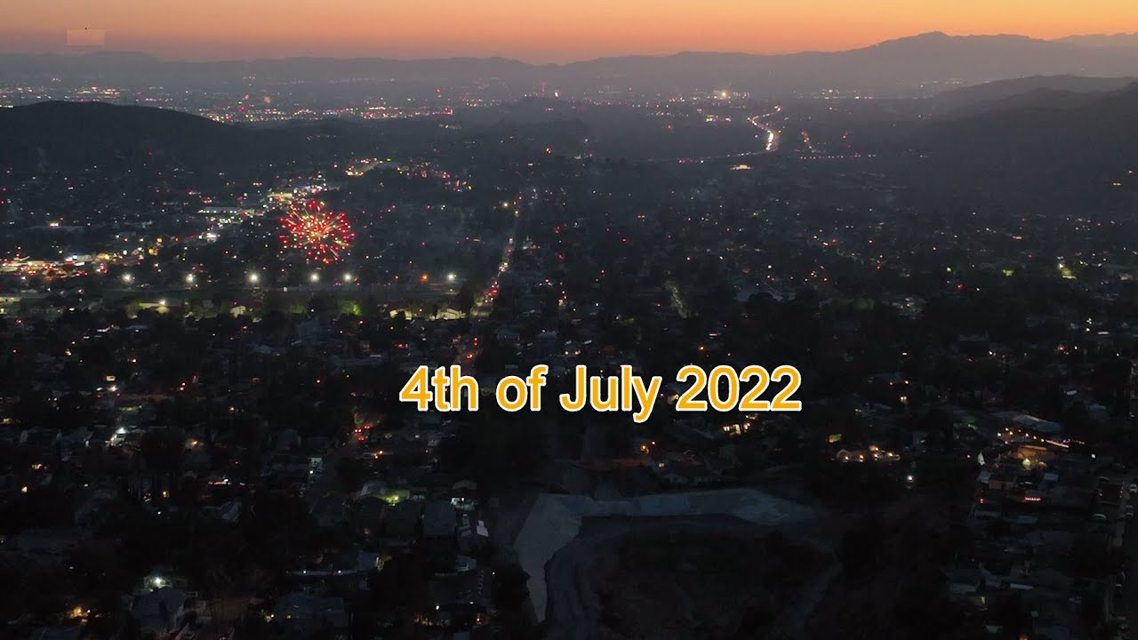 Sunland-Tujunga Sunset and Illegal Fireworks