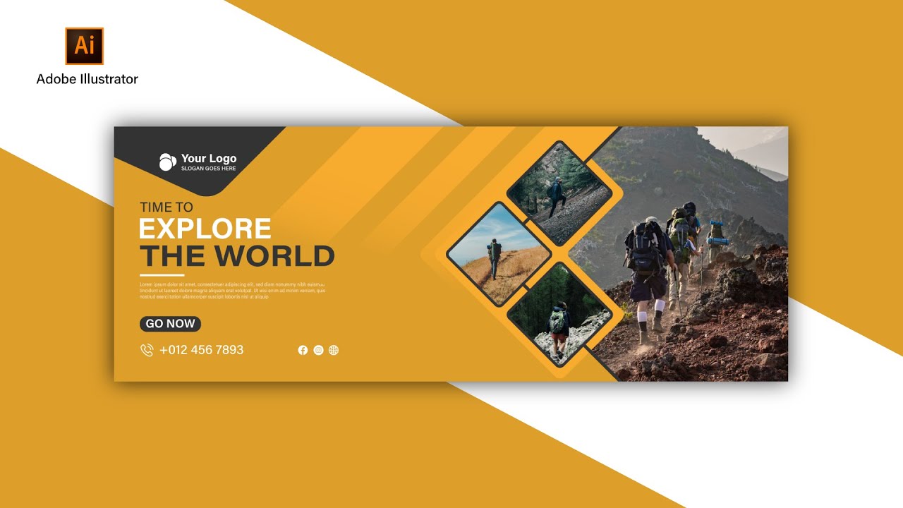 how to make facebook cover photo in adobe illustrator