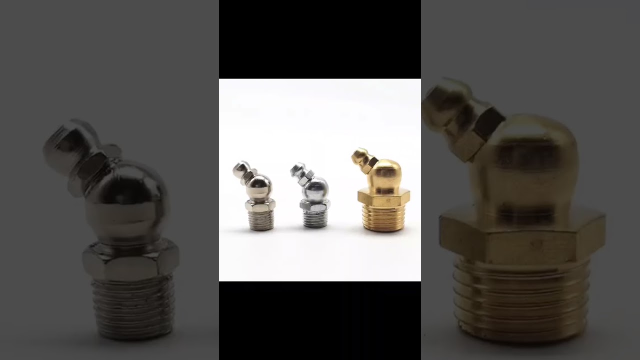Grease nozzle M10X1 90 degree hydraulic lubrication accessories/grease nozzle