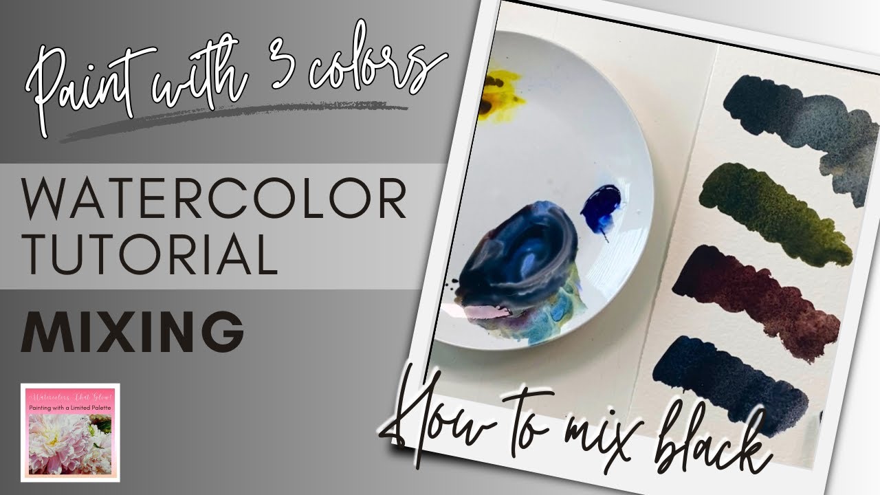 Creating Vibrant Blacks By Mixing 3 Primary Colors!