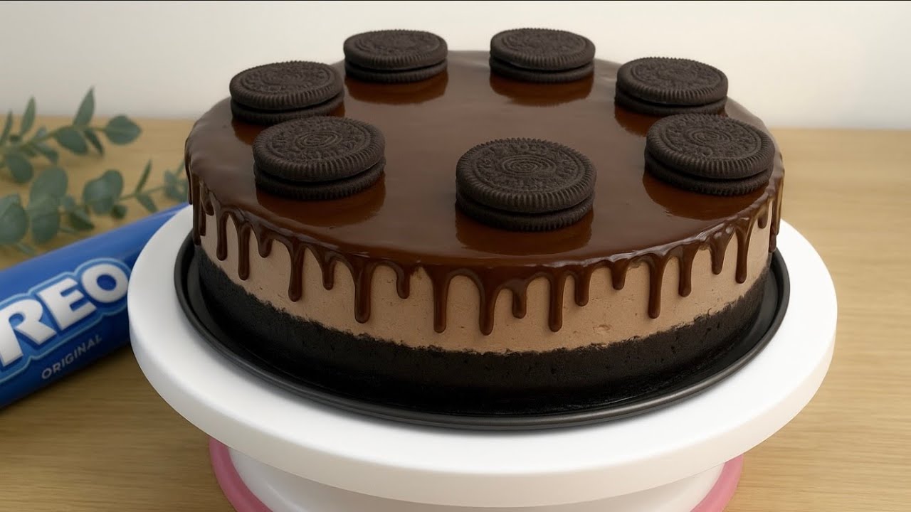 Рецепт чизкейка Oreo без духовки и без желатина!!