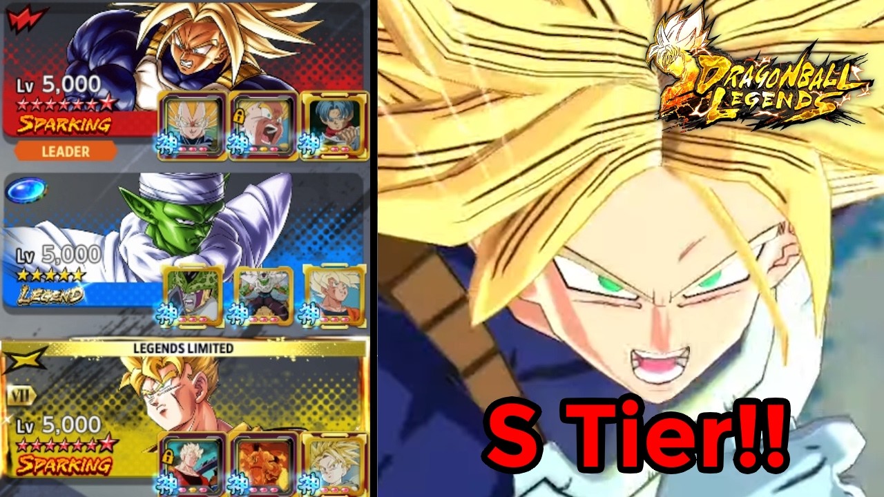 Усиленный до S-уровня, 3-кратно усиленный Зенкаем Супер Сайян Транкс — это монстр?! | Dragon Ball...