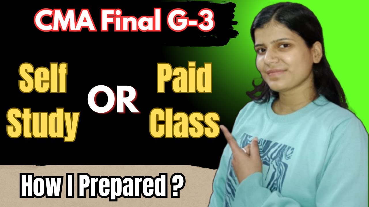 Self STUDY Vs CLASSES🤔 || CMA FINAL G-3 || @traptikulshrestha