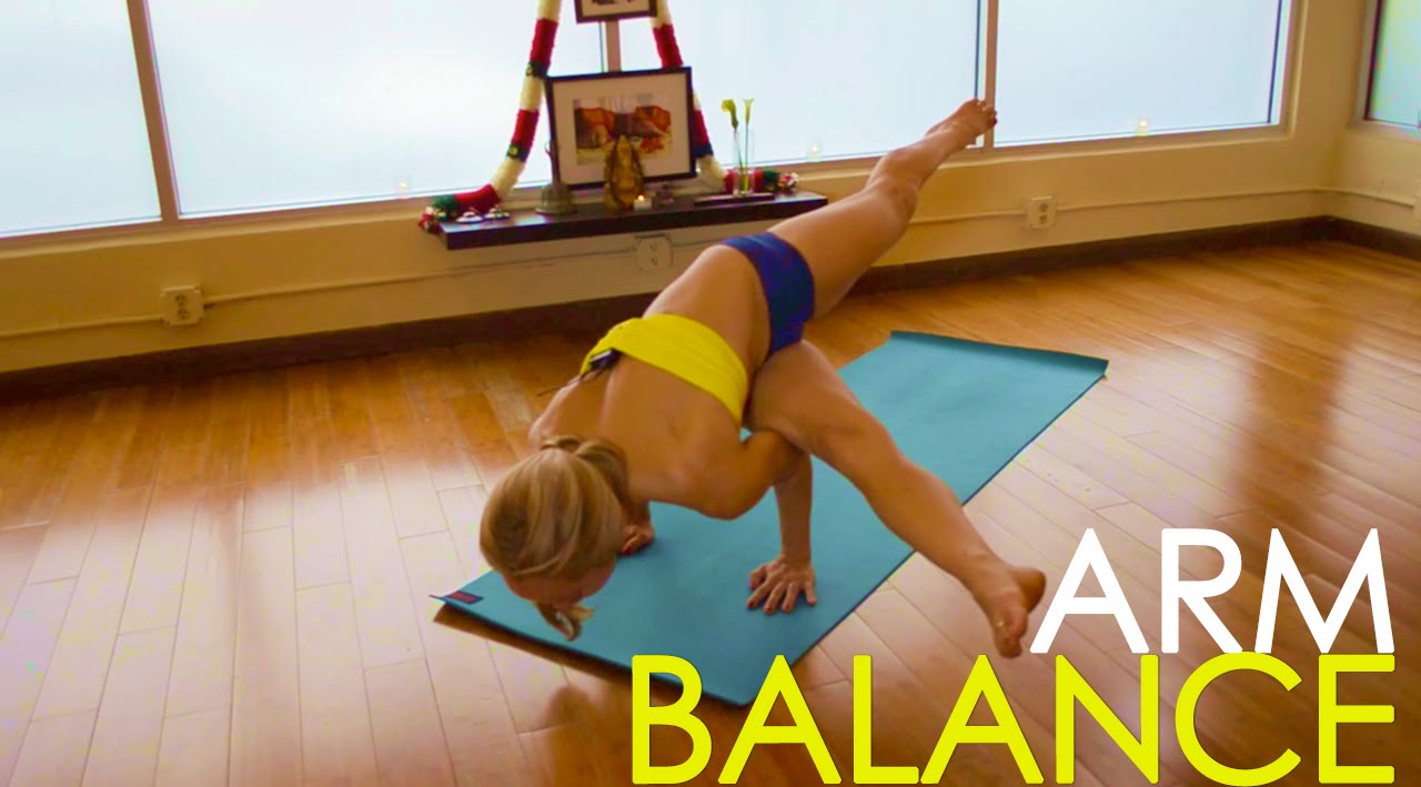 Ashtanga Yoga Arm Balance, Koundinyasana B with Kino