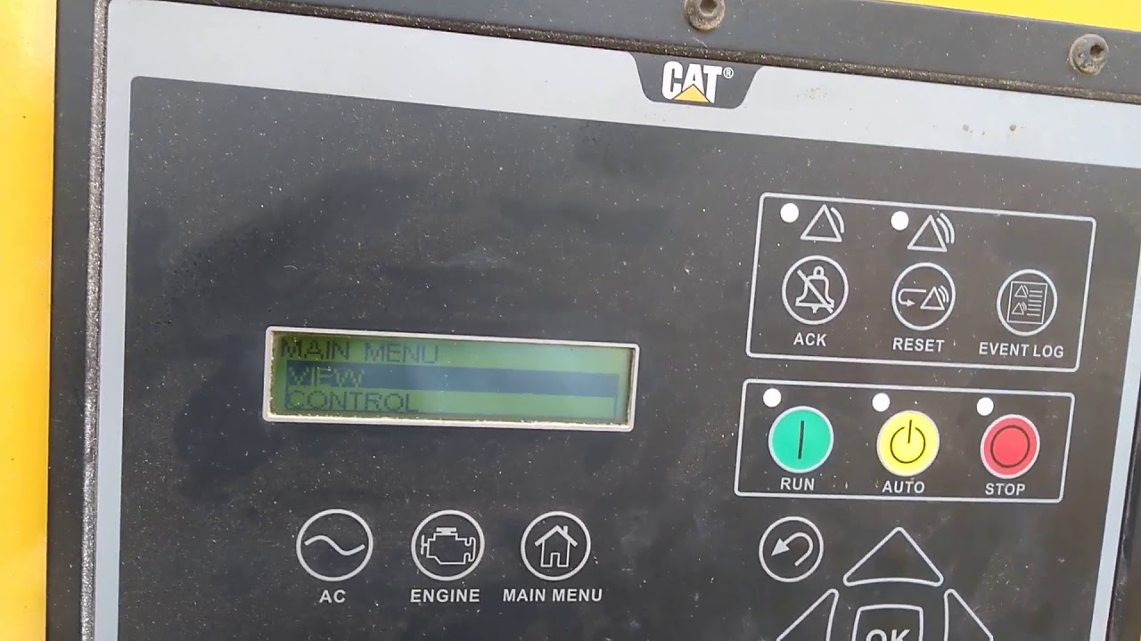 How to Start and Stop Catripiller Generator EMCP 4.1