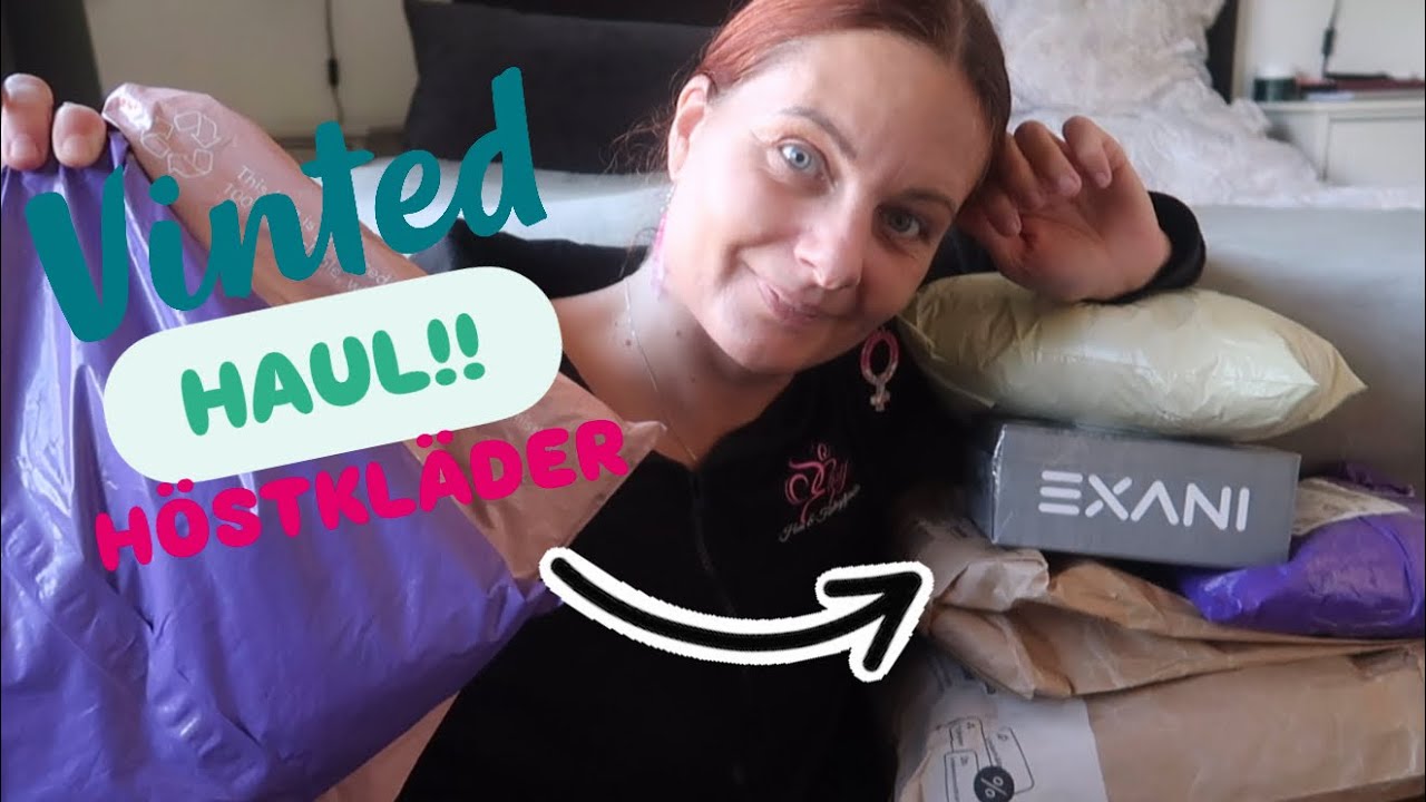 Stor Vinted Haul! Shoppar höstkläder!