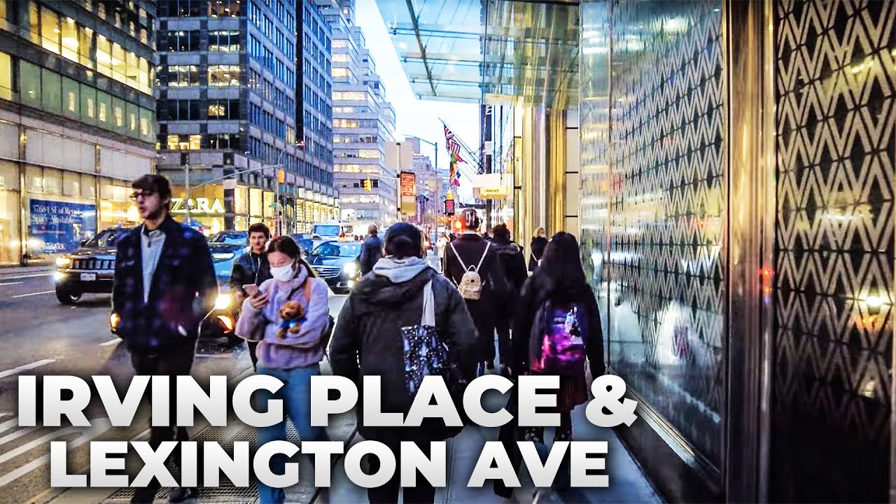 Walking NYC : Irving Place & Lexington Avenue (November 17, 2021)