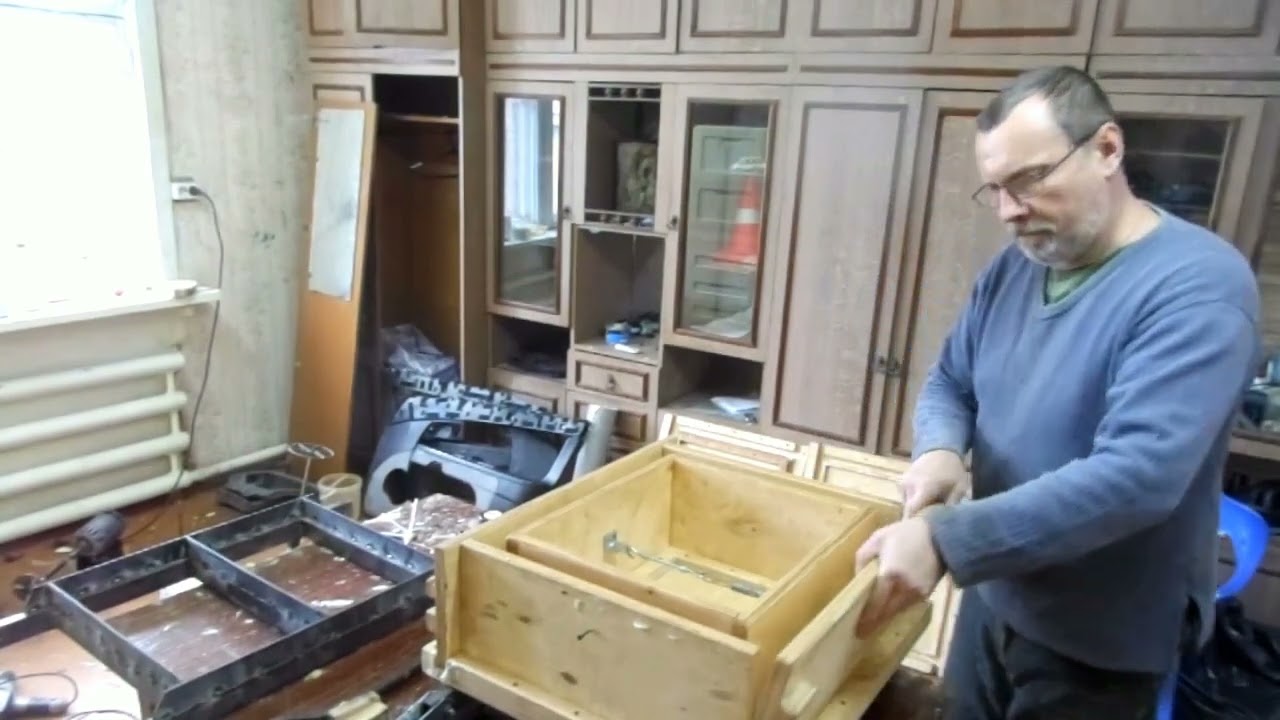 фанерная форма-заливка магазина для улья из ппу (полиуретана)