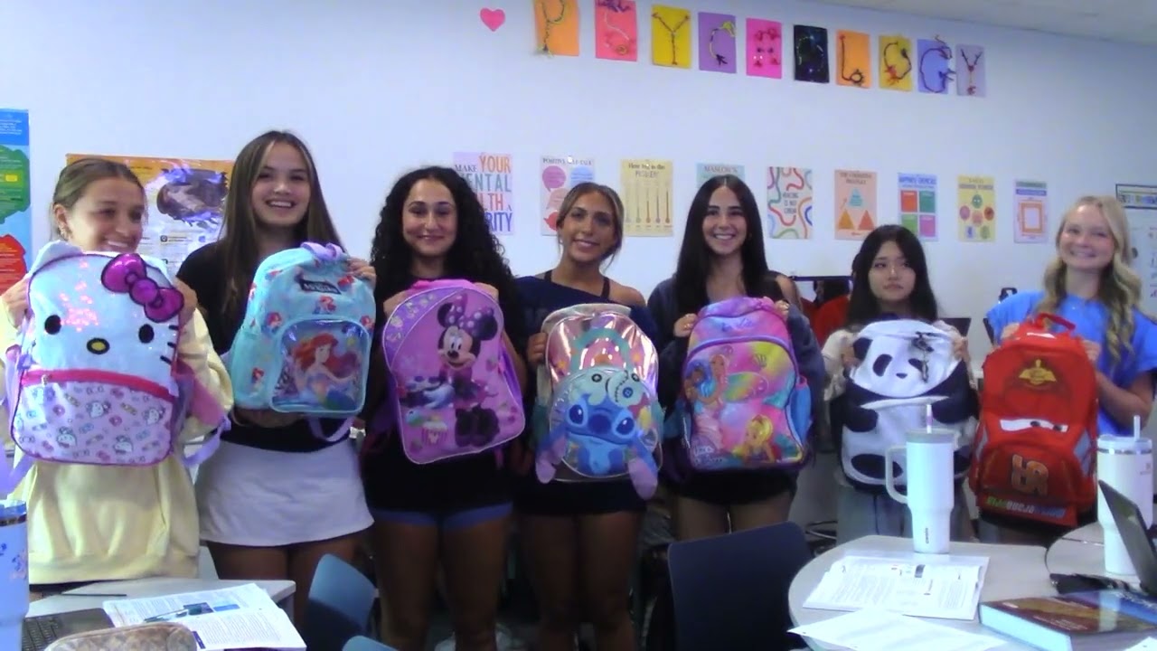 Full Circle: Seniors Bring Back Their Kindergarten Backpacks
