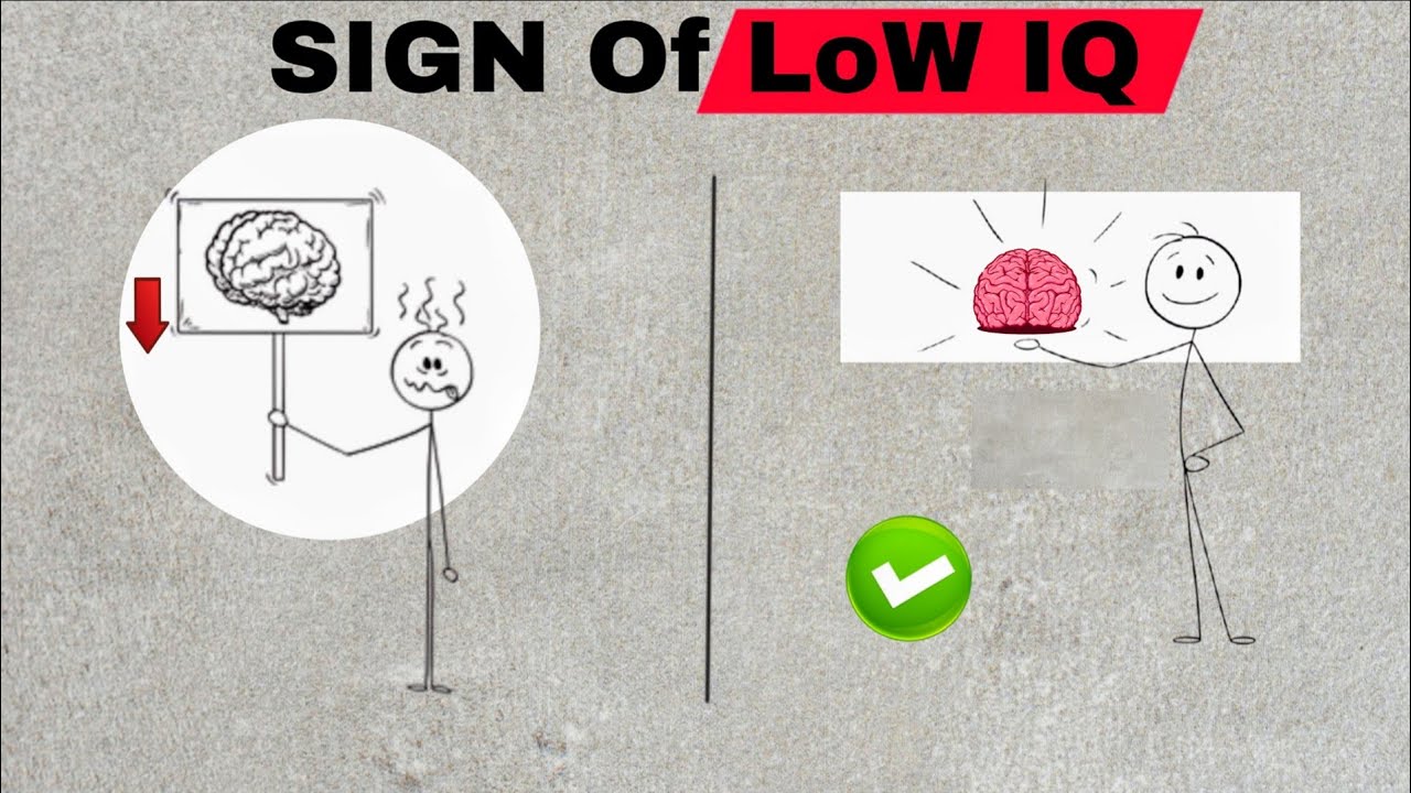 4 Habits of Low IQ people ( Avoid this )