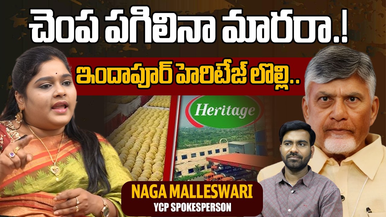 Malleswari Comments on Heritage Links With Indapur Dairy | Tirupati Laddu Issue || Pragathi Media