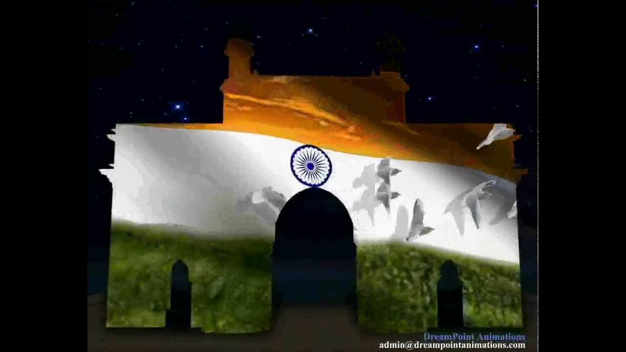 3d Projection mappig India, Gateway of India by Dreampoint Production