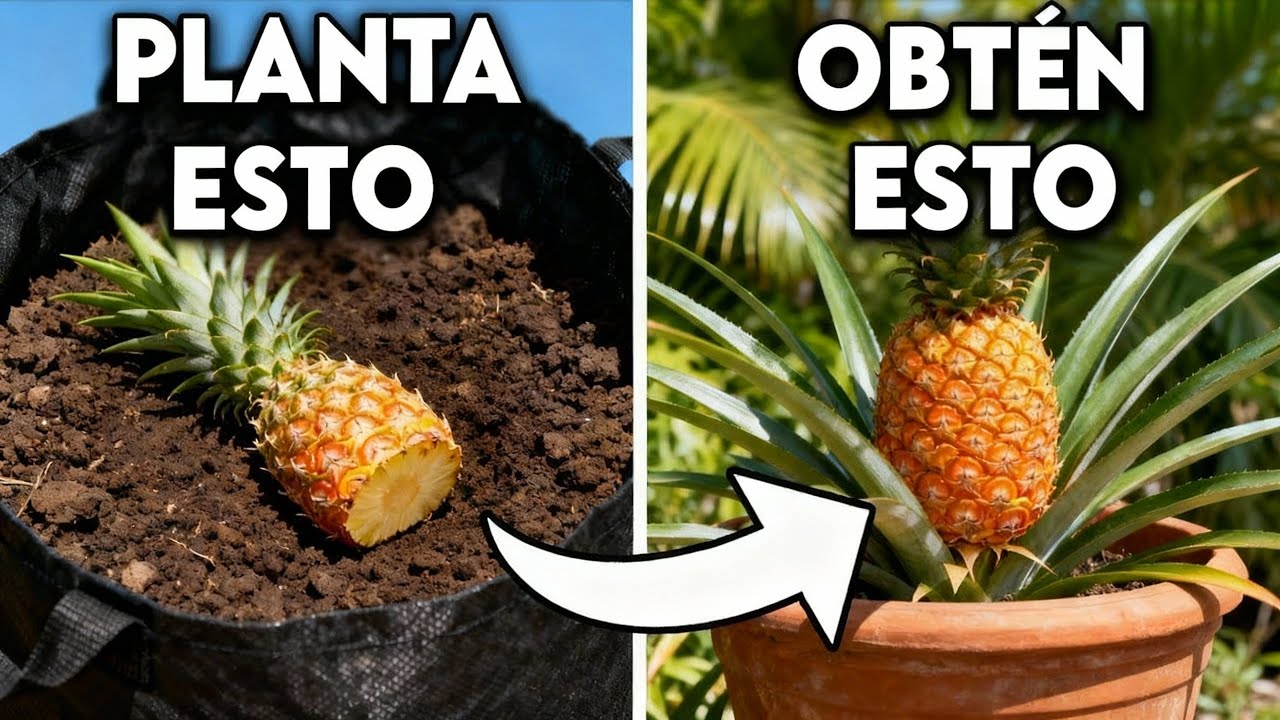 Cómo Cultivar PIÑA en Macetas y Obtener una Gran Cosecha